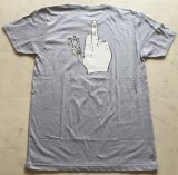 DOOM SAYERS -UP YOURS- S/S tee color:[heather gray] size:[M]