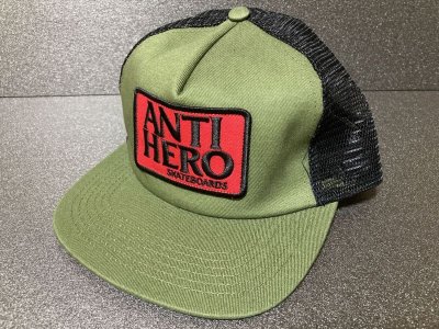 画像1: ANTI HERO -RESERVE PATCH- メッシュキャップ color:[olive/black]