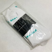 他の写真1: 9COUNT -ONE WAY- SOCKS (ハイソックス) color:[white/emerald]