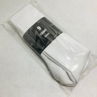 9COUNT -ONE WAY- SOCKS (ハイソックス) color:[white/white]