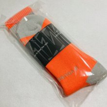 他の写真1: 9COUNT -ONE WAY- SOCKS (ハイソックス) color:[orange/gray]