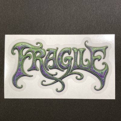 画像1: FRAGILE -サイケロゴ A- ステッカー