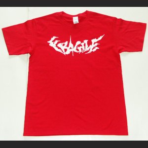 画像: FRAGILE -BRUSH LOGO- S/S tee color:[red] size:[M]