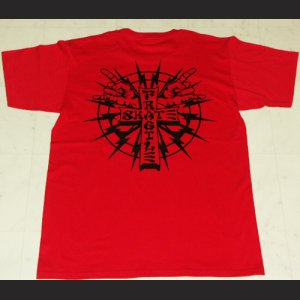 画像: FRAGILE -CROSS LOGO- S/S tee color:[red/black] size:[M]