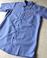 画像: FRAGILESKATE -刺繍LOGO- ワークシャツ color:[light blue] size:[M]