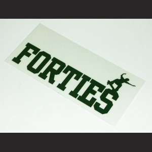 画像: FORTIES -LOGO- sticker color:[green]