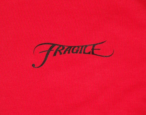 画像: FRAGILESKATE -CROSS LOGO- ロングスリーブTee color:[red/black] size:[M] 