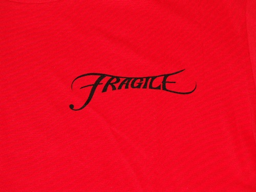 画像: FRAGILE -CROSS LOGO- S/S tee color:[red/black] size:[M]
