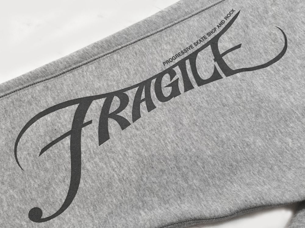 画像: FRAGILE -オリジナルロゴ スウェットパンツ- color:[gray] size:[L] 