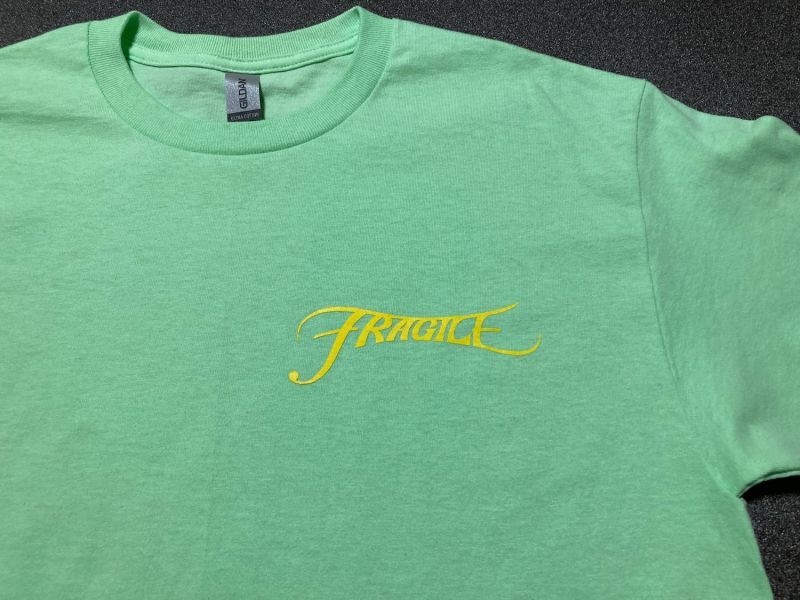 画像: FRAGILE オリジナルロゴ S/S tee color:[ミントグリーン] size:[M]※サイズ感は日本国内メーカーの商品よりもやや大きめです